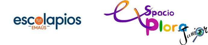 Logos de Escolapios y Espacio Explora
